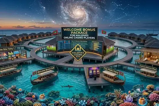 WELCOME BONUS PACKAGE FOR MALDİVES ONLINE CASİNO PLAYERS